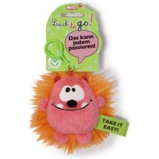 Keychain Goblin pink/orange 10 cm.