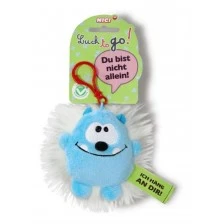 Keychain Goblin blue/white 10 cm.