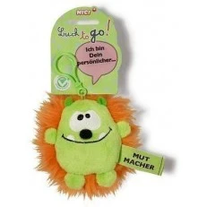 Keychain Goblin green/orange 10 cm.