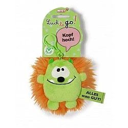 Keychain Goblin green/orange 10 cm.