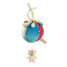 Musical toy for stroller - Bear with a ball