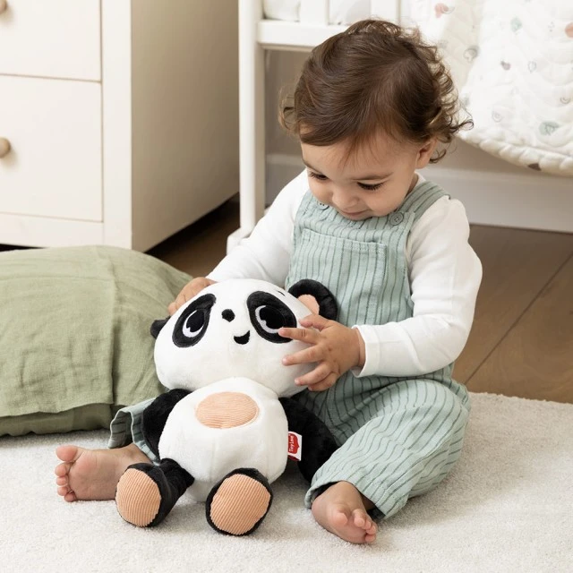 Tiny Love Snuggly Buddy Plush Cuddle Panda from the Black&amp;White Décor series, with 5 soothing sounds and a "Breathing" effect, with 3 light modes