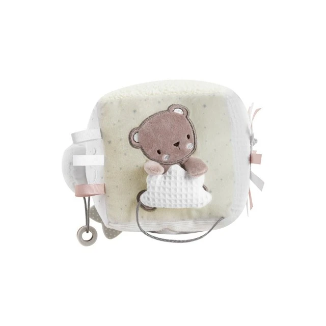 Plush cube Dream Big Beige