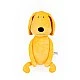 Soft cuddly toy Dog 58cm orange 81987