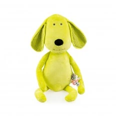Soft cuddly toy Dog 58cm green 81988