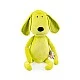 Soft cuddly toy Dog 58cm green 81988