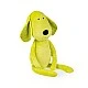 Soft cuddly toy Dog 58cm green 81988