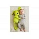 Soft cuddly toy Dog 58cm green 81988