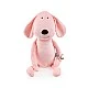 Soft cuddly toy Dog 58cm pink 81989