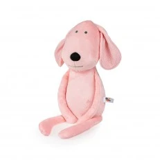 Soft cuddly toy Dog 58cm pink 81989