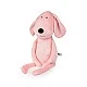 Soft cuddly toy Dog 58cm pink 81989