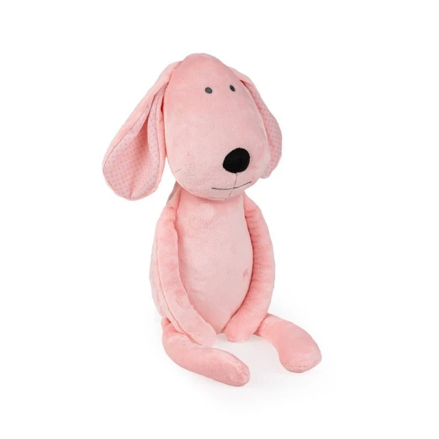 Soft cuddly toy Dog 58cm pink 81989