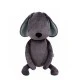 Soft cuddly toy Dog 58cm gray 81990