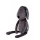 Soft cuddly toy Dog 58cm gray 81990