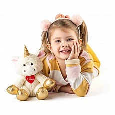 Plush unicorn Goldie Size: 22 cm