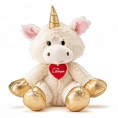 Plush unicorn Goldie Size: 17 cm