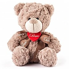 Teddy bear with ribbon Size: 43 cm
