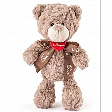 Teddy bear with ribbon Size: 43 cm