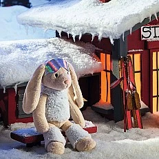 Skier Hoppie rabbit Size: 31 cm Class: Friends