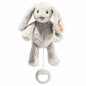 My first Steiff Hoppie rabbit music box Size: 26 cm Class: Friends