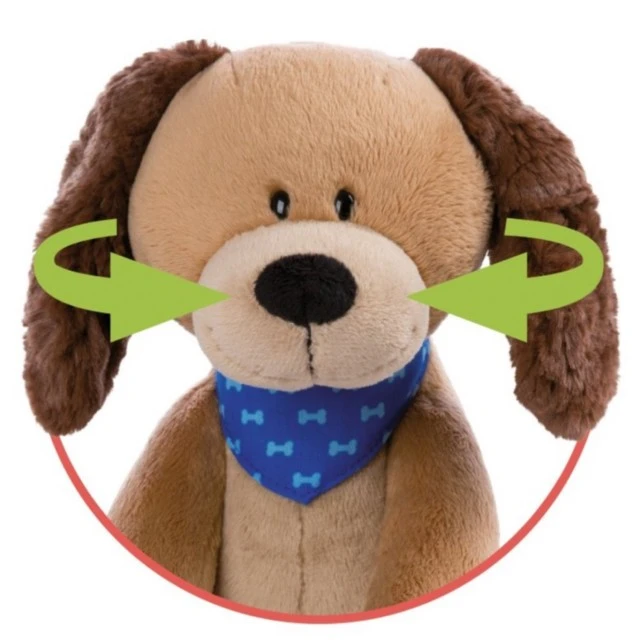 Moving plush dog Barki NICI Size: 30 cm