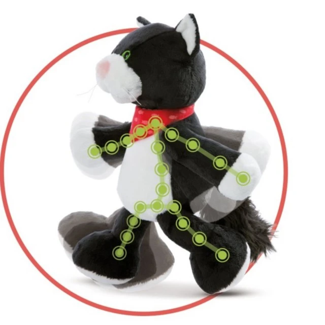 Movable plush kitten Pepper NICI Size: 30 cm