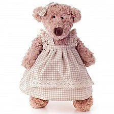 Teddy bear with dress Size: 35 cm