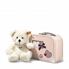 Lotte Teddy bear in suitcase Size: 28 cm Class: Friends