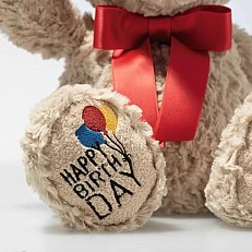 Jimmy Teddy bear – Happy Birthday Size: 35 cm Class: Friends