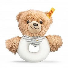 Sleep well bear grip toy with rattle Size: 12 cm Class: Friends