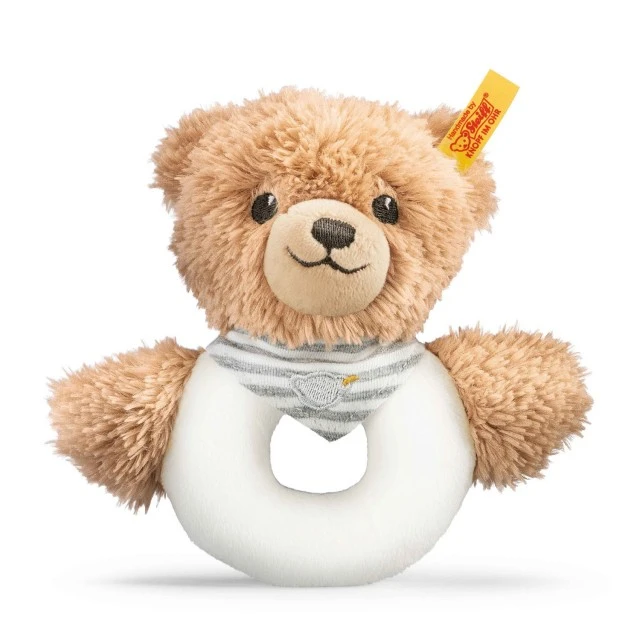 Sleep well bear grip toy with rattle Size: 12 cm Class: Friends