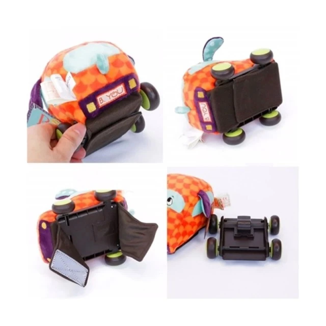 Children’s toy Plush car, Dog, 15 x 13 x 10 cm