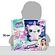 Creative set, Canal Toys, Plush toy for coloring, Axolotl with light-up horn