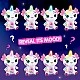 Creative set, Canal Toys, Plush toy for coloring, Axolotl with light-up horn