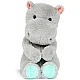 Plush toy Hippopotamus, 30 cm, Grey