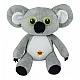 Plush koala with glowing eyes
