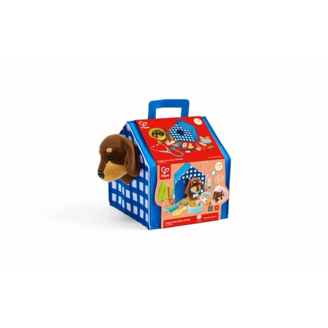 Play set, Hape, Veterinary set, 16 pieces