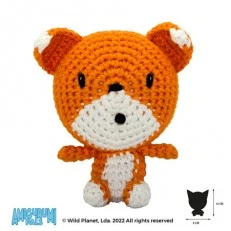Hand-knitted toy, Fox 12cm Wild Planet