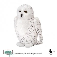 Plush toy, White owl 22cm Wild Planet