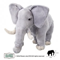 Plush toy, Elephant 35cm. Wild Planet