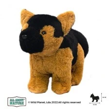 Plush toy, German Shepherd 25cm. Wild Planet
