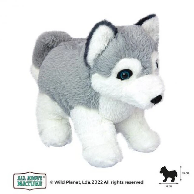 Plush toy, Husky Puppy 25cm. Wild Planet