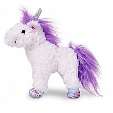 Plush white unicorn Misty